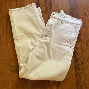NEW ! White carhartt high waisted pants